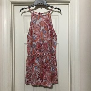 Wonderly sheer patterned romper